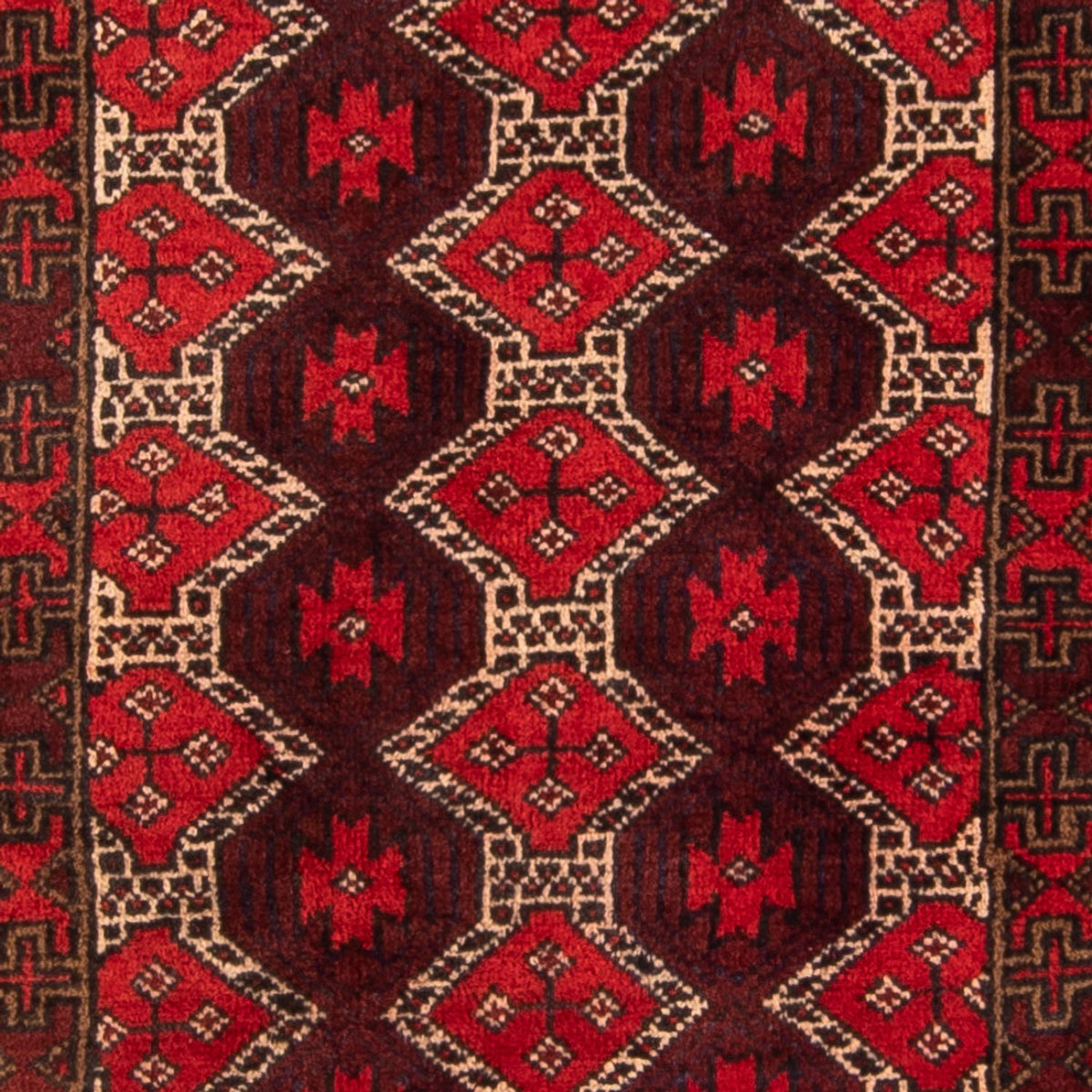 Tappeto corsia Tappeto Belutsch - 190 x 95 cm - rosso