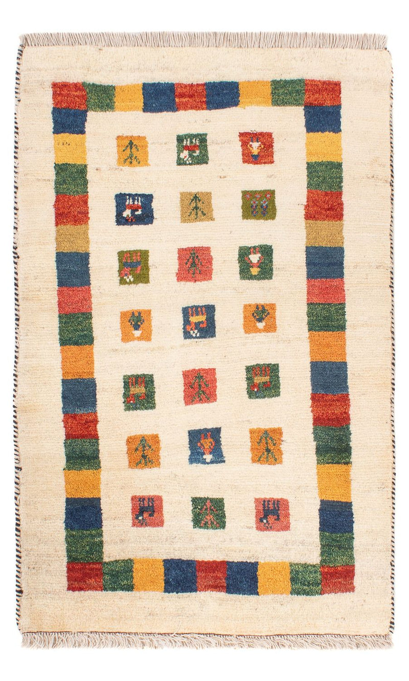 Tappeto Gabbeh - Persero - 122 x 76 cm - multicolore