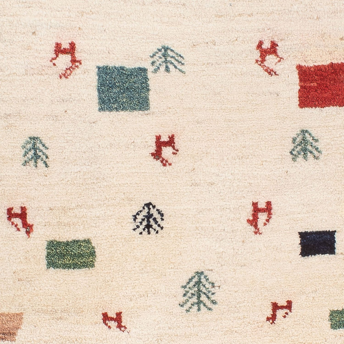 Tappeto Gabbeh - Persero - 124 x 83 cm - multicolore