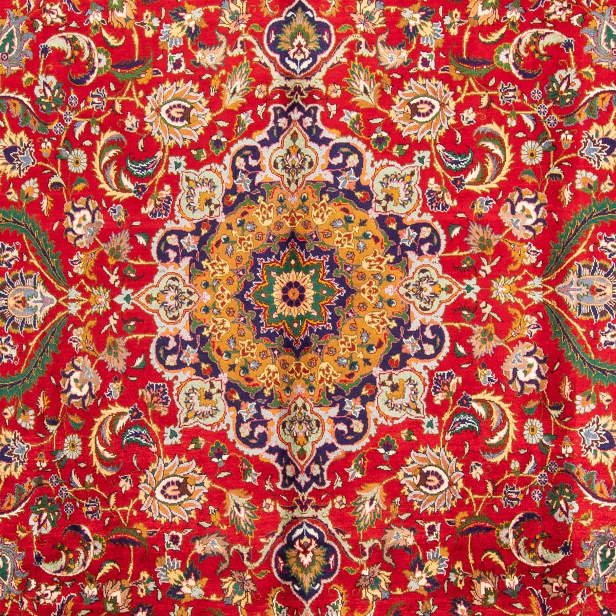 Tappeto Persero - Tabriz - 390 x 289 cm - rosso