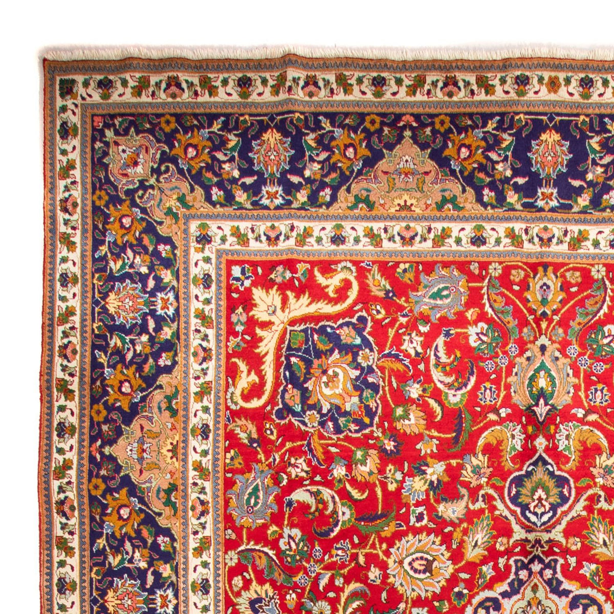 Tappeto Persero - Tabriz - 390 x 289 cm - rosso