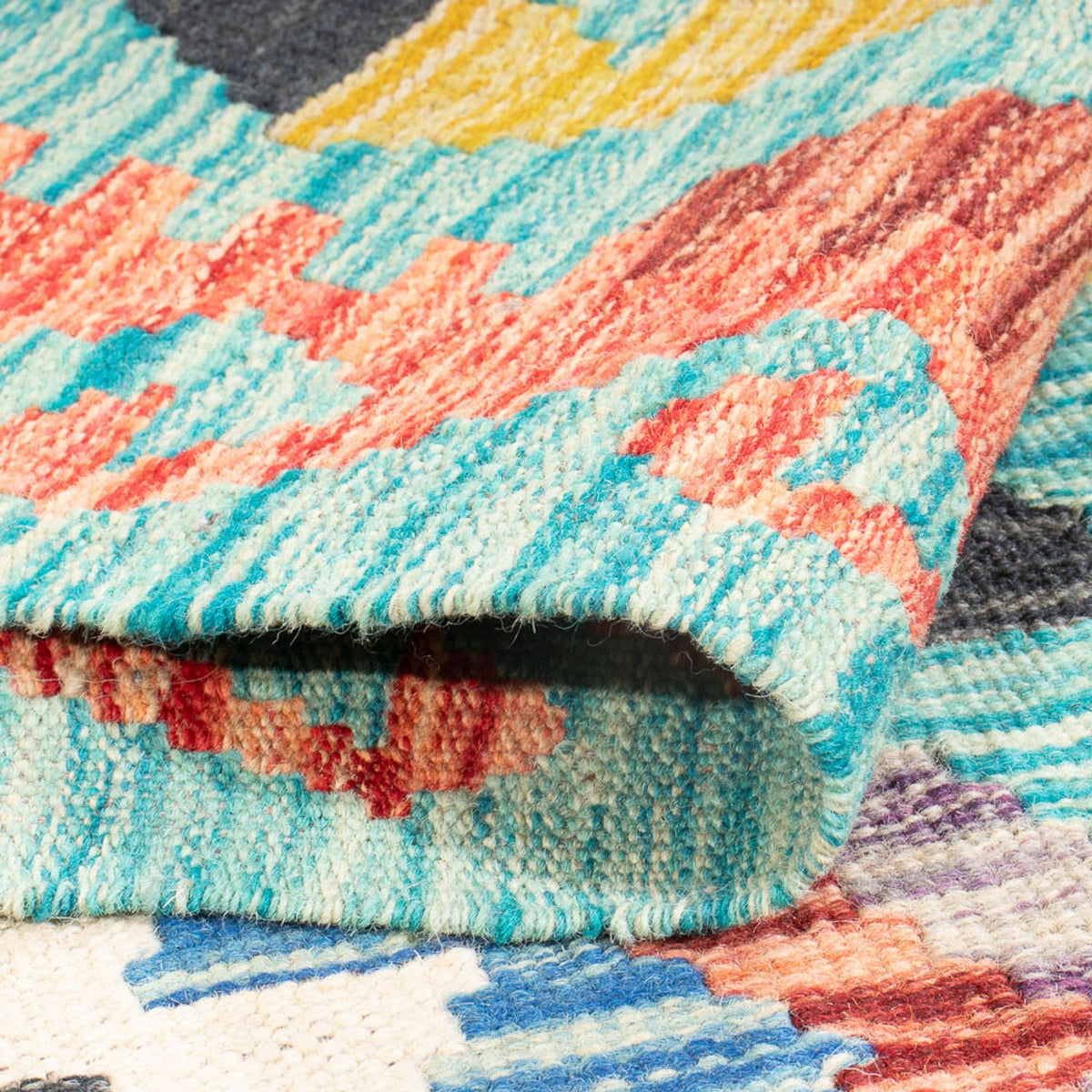 Tappeto Kelim - Splash - 170 x 118 cm - multicolore