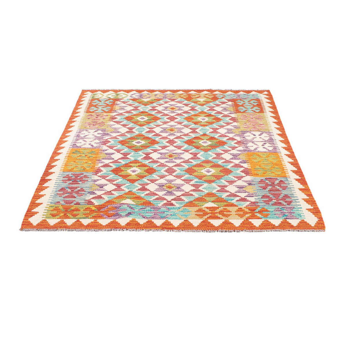 Tappeto Kelim - Splash - 166 x 119 cm - multicolore