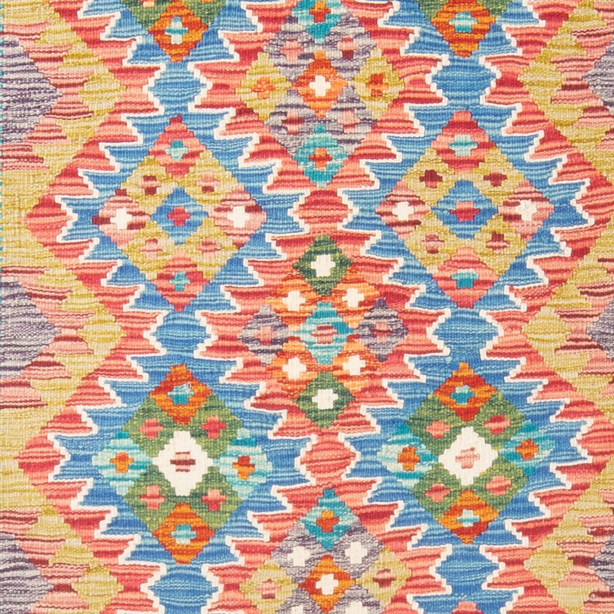 Tappeto Kelim - Splash - 196 x 152 cm - multicolore
