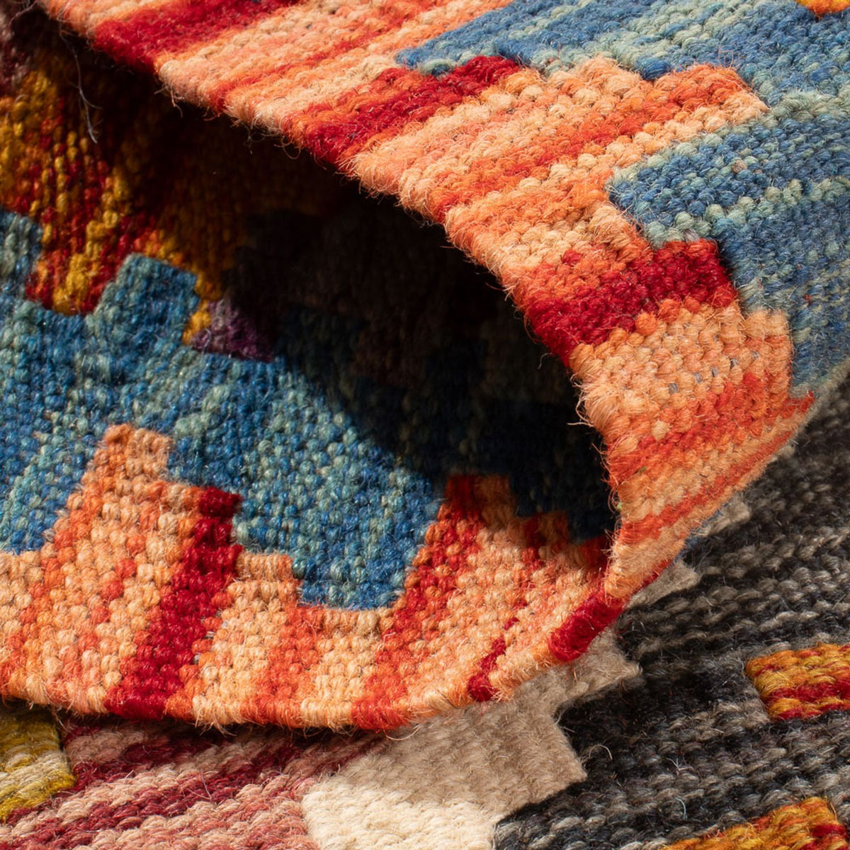 Tappeto Kelim - Splash - 92 x 63 cm - multicolore