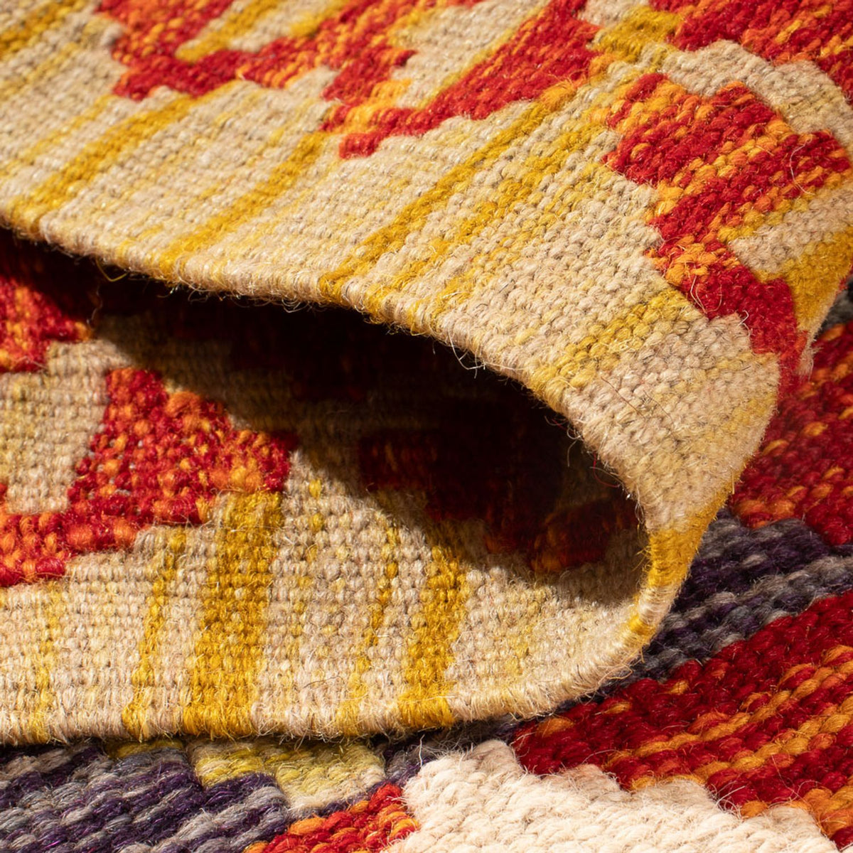 Tappeto Kelim - Splash - 87 x 60 cm - multicolore