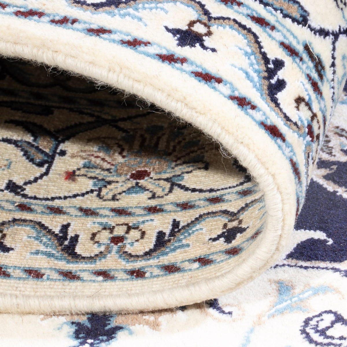 Tappeto Persero - Nain - 202 x 144 cm - blu scuro