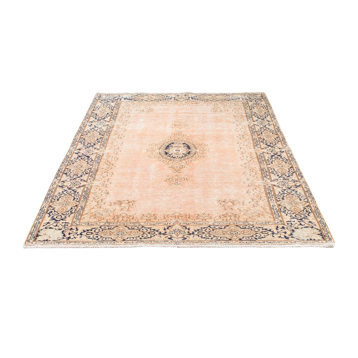 Tappeto vintage - 212 x 122 cm - rosa