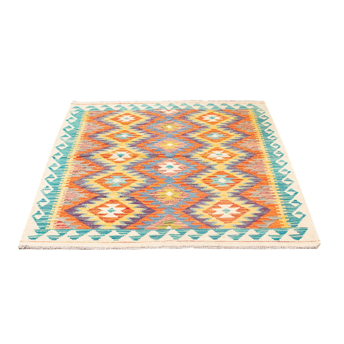 Tappeto Kelim - Splash - 155 x 102 cm - multicolore