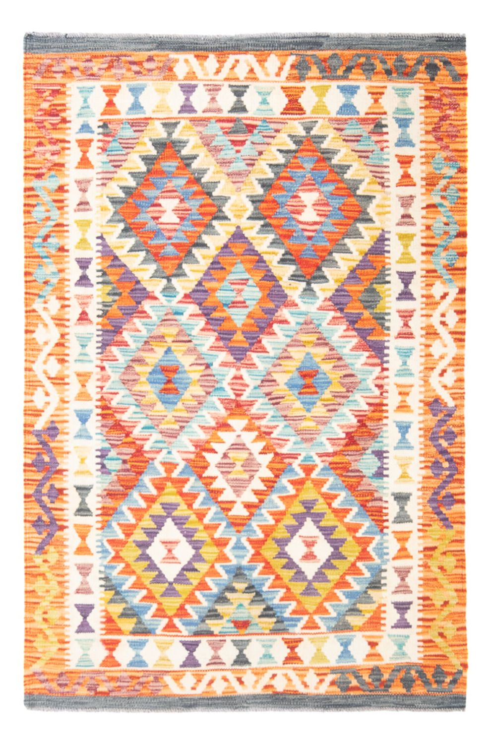 Tappeto Kelim - Splash - 151 x 105 cm - multicolore