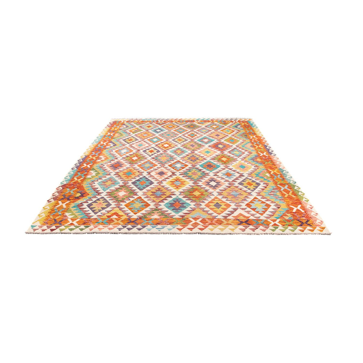Tappeto Kelim - Splash - 290 x 205 cm - multicolore