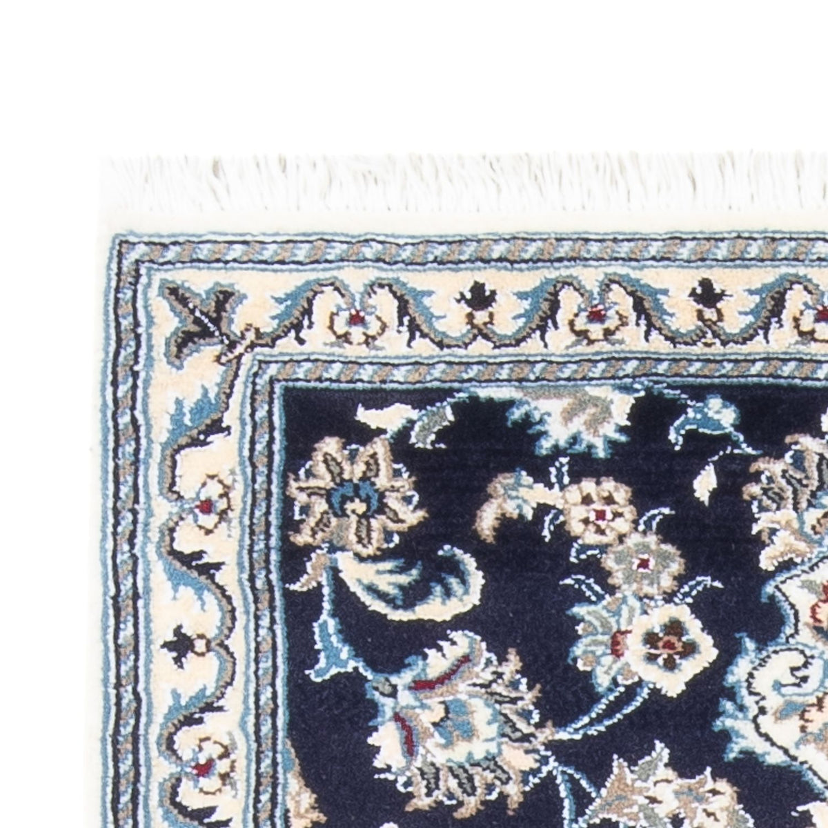 Tappeto corsia Tappeto Persero - Nain - 190 x 79 cm - blu scuro