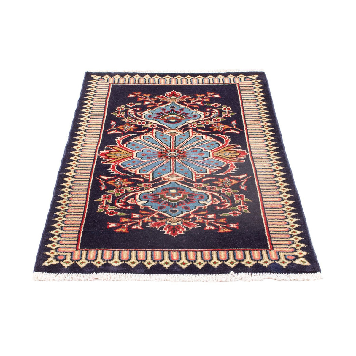 Tappeto Persero - Keshan - 128 x 64 cm - blu scuro