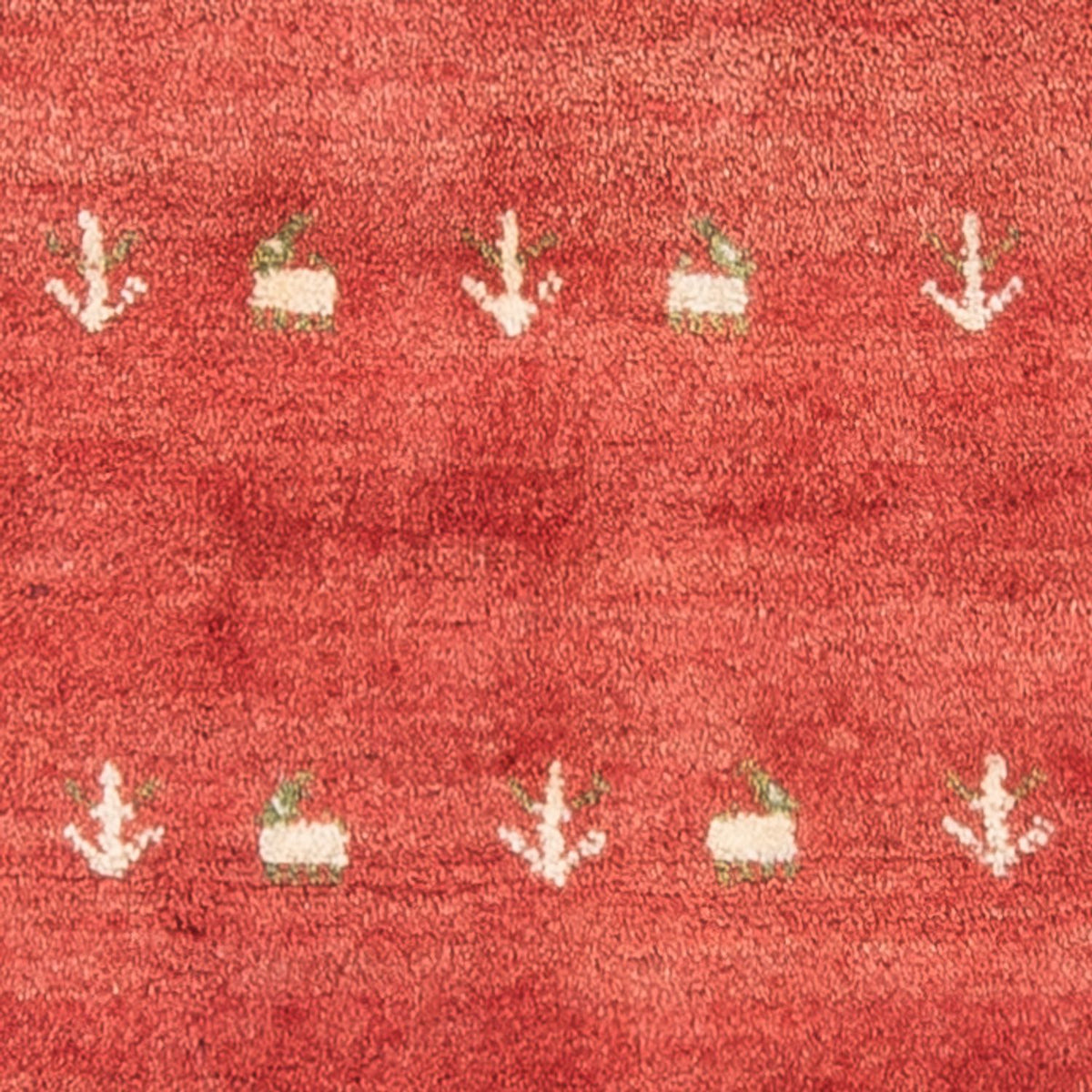 Tappeto Gabbeh - Persero - 123 x 79 cm - rosso