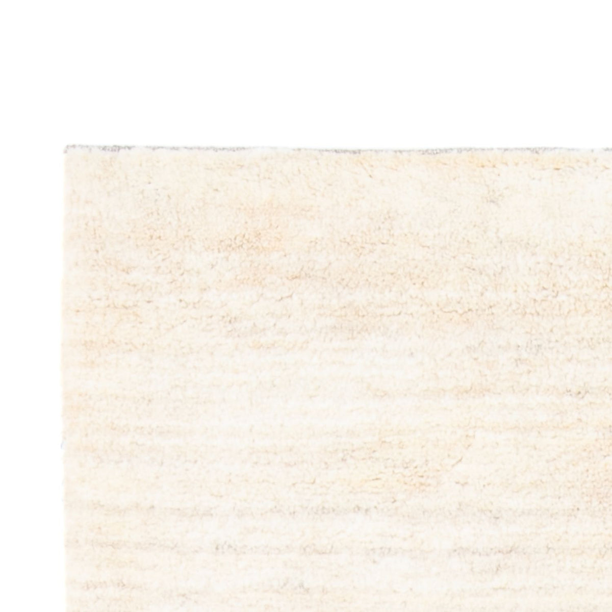 Tappeto corsia Tappeto Gabbeh - Persero - 247 x 82 cm - bianco naturale