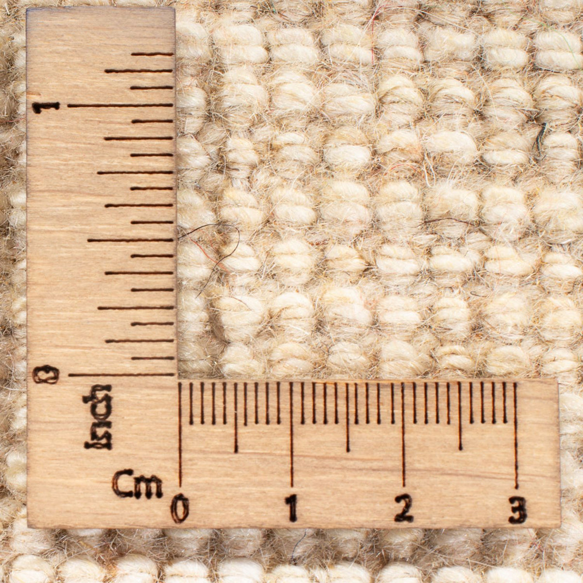 Tappeto corsia Tappeto Gabbeh - Persero - 247 x 82 cm - bianco naturale