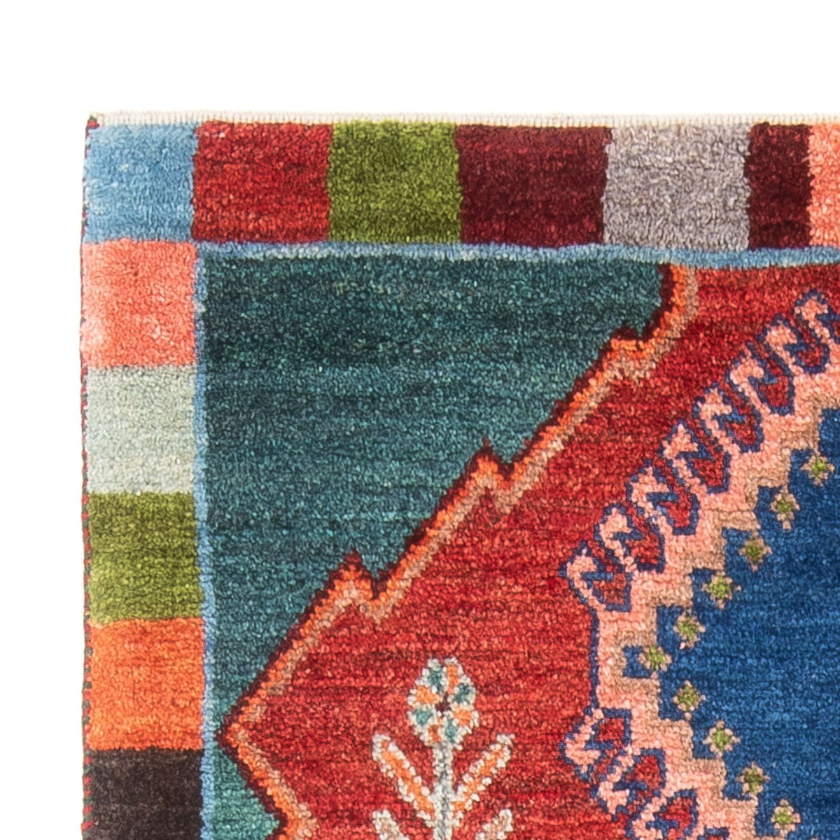 Tappeto Gabbeh - Persero - 149 x 94 cm - rosso