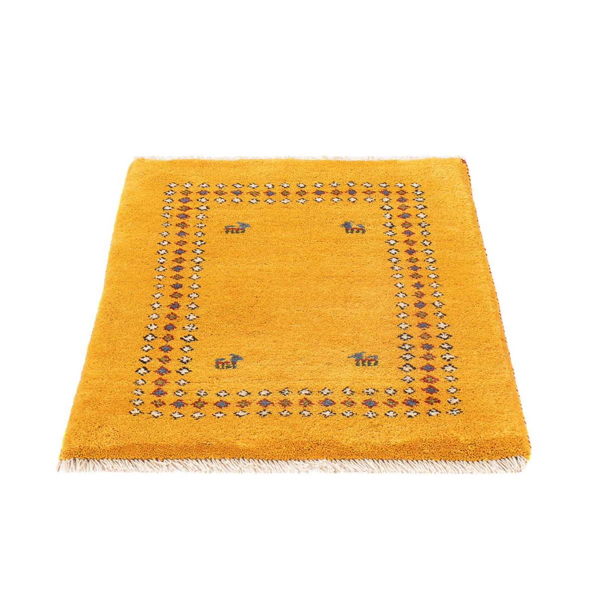 Tappeto Gabbeh - Persero - 84 x 62 cm - oro