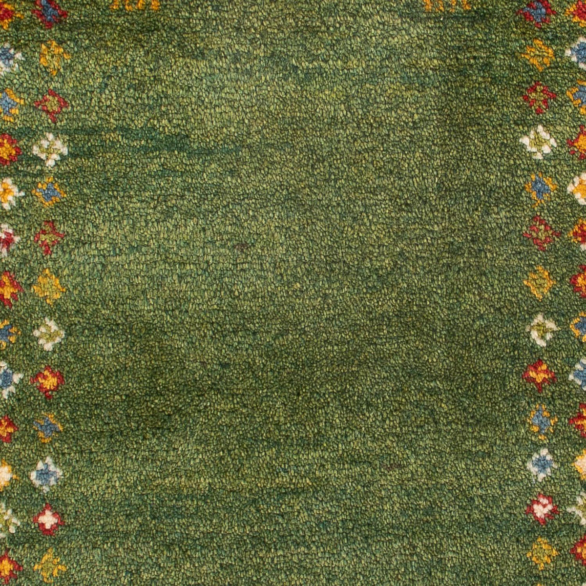 Tappeto Gabbeh - Persero - 89 x 62 cm - verde mare