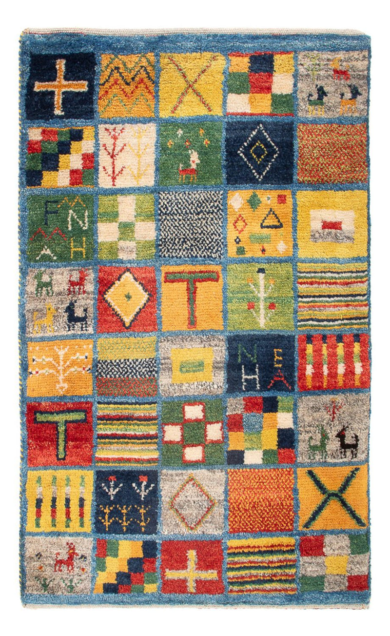 Tappeto Gabbeh - Persero - 98 x 61 cm - multicolore