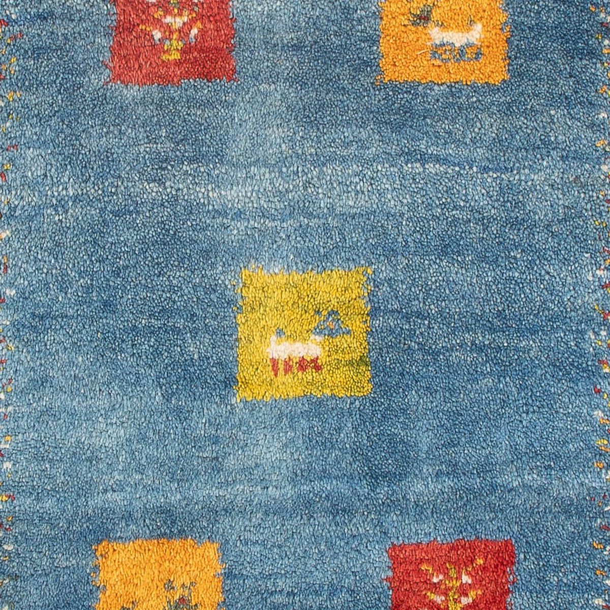 Tappeto Gabbeh - Persero - 87 x 59 cm - multicolore