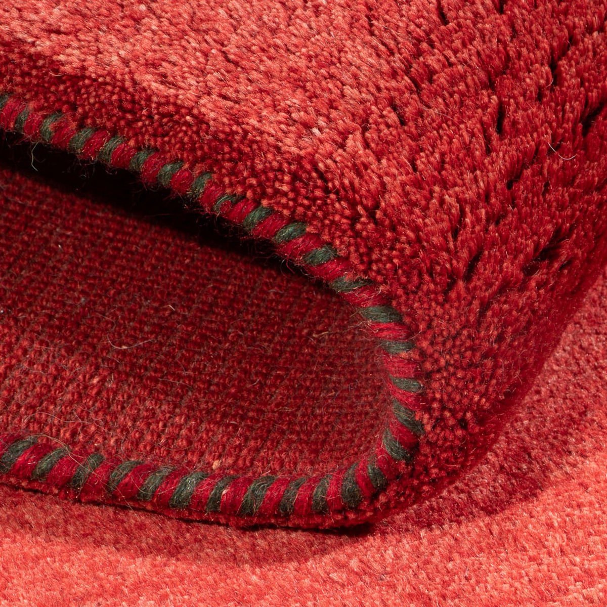 Tappeto Gabbeh - Persero - 190 x 126 cm - rosso