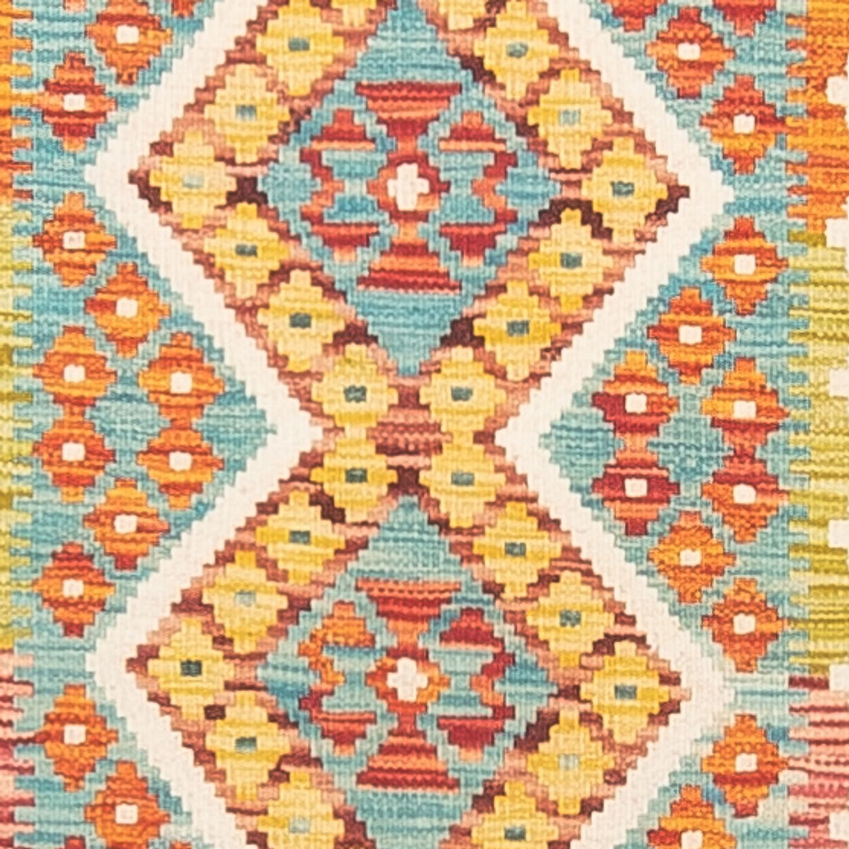 Tappeto corsia Tappeto Kelim - Splash - 280 x 85 cm - multicolore