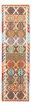 Tappeto corsia Tappeto Kelim - Splash - 294 x 82 cm - multicolore