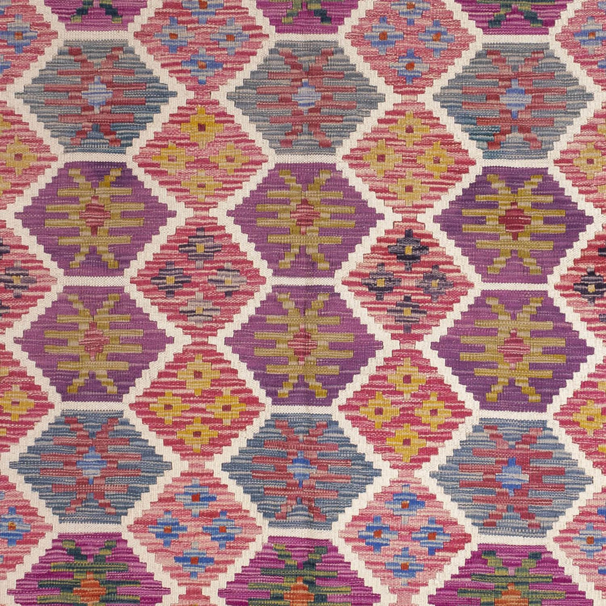 Tappeto Kelim - Splash - 254 x 177 cm - multicolore