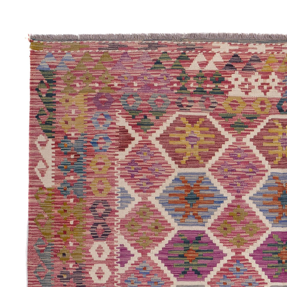 Tappeto Kelim - Splash - 254 x 177 cm - multicolore