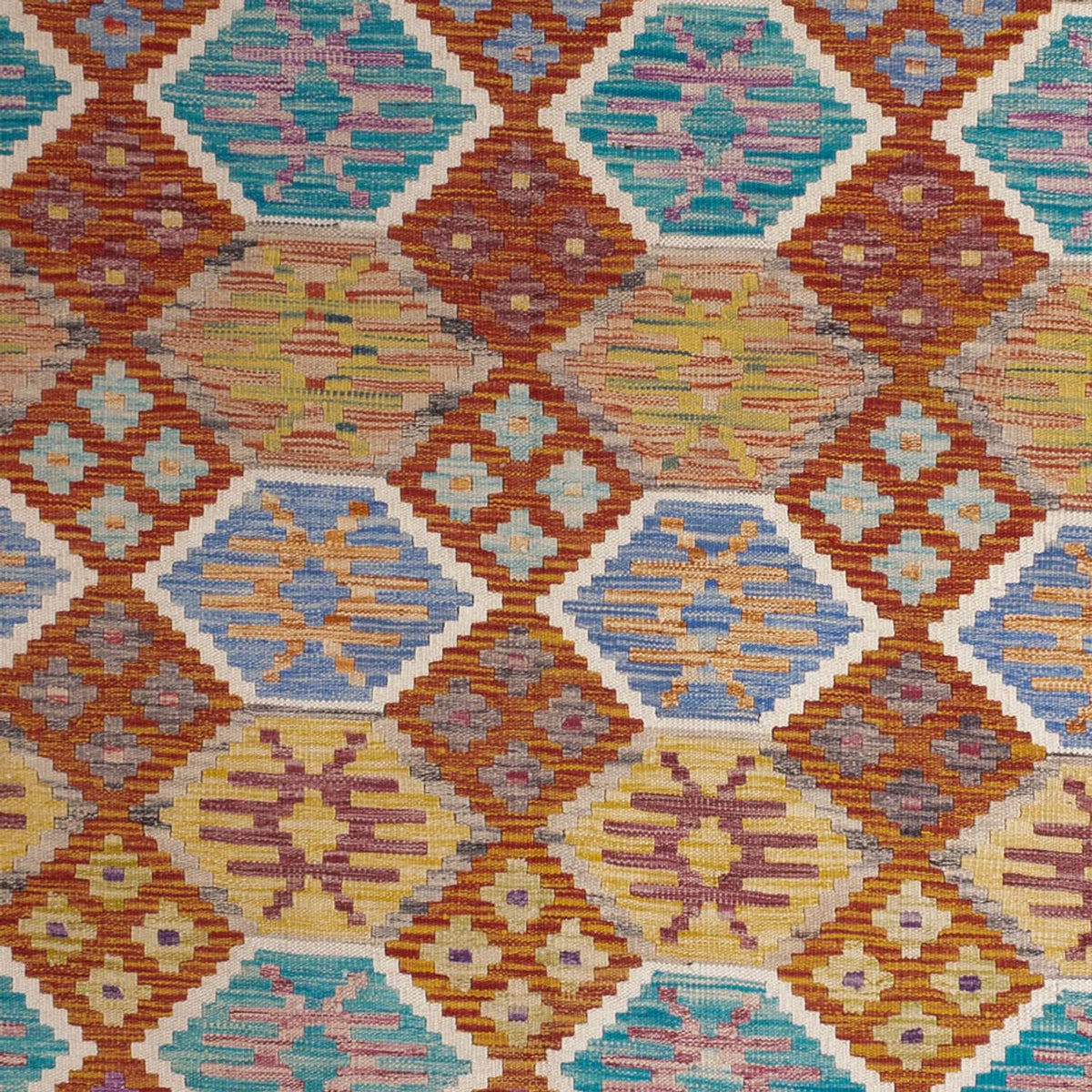 Tappeto Kelim - Splash - 247 x 201 cm - multicolore