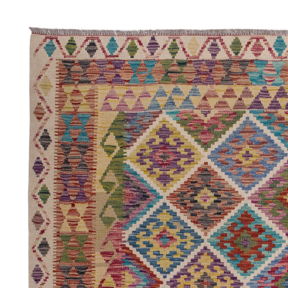 Tappeto Kelim - Splash - 285 x 206 cm - multicolore