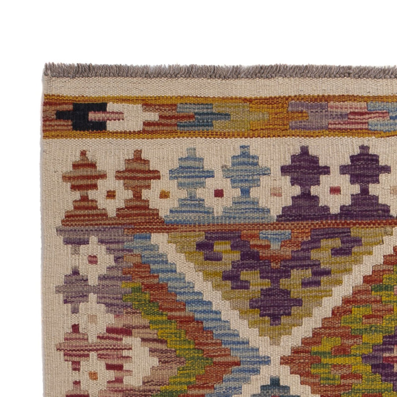 Tappeto corsia Tappeto Kelim - Splash - 195 x 95 cm - multicolore