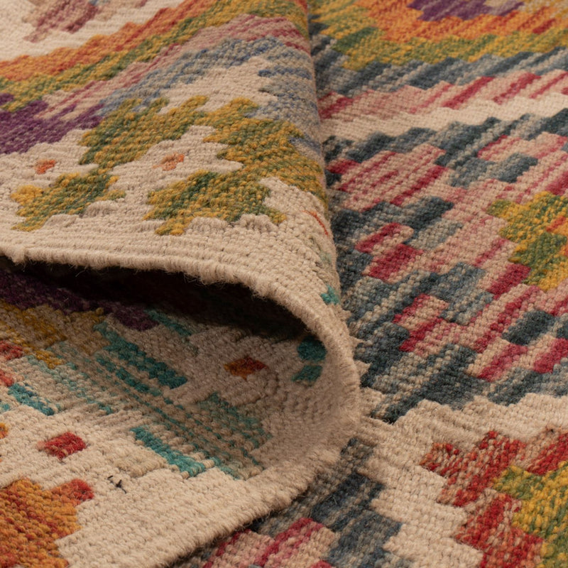 Tappeto corsia Tappeto Kelim - Splash - 195 x 95 cm - multicolore