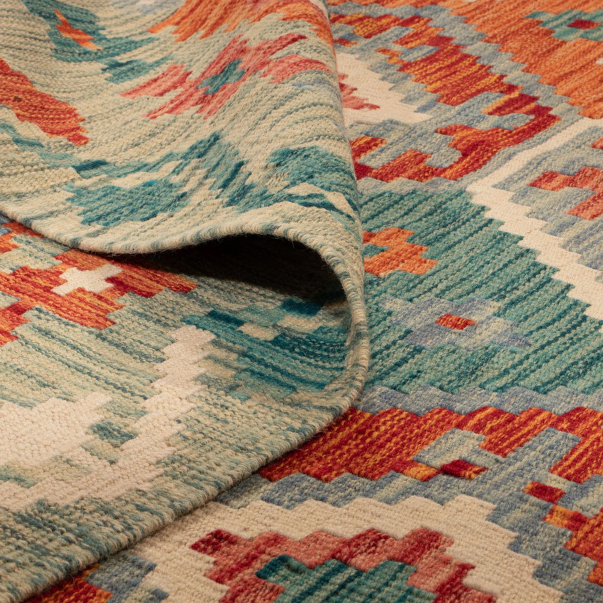 Tappeto Kelim - Splash - 248 x 178 cm - multicolore