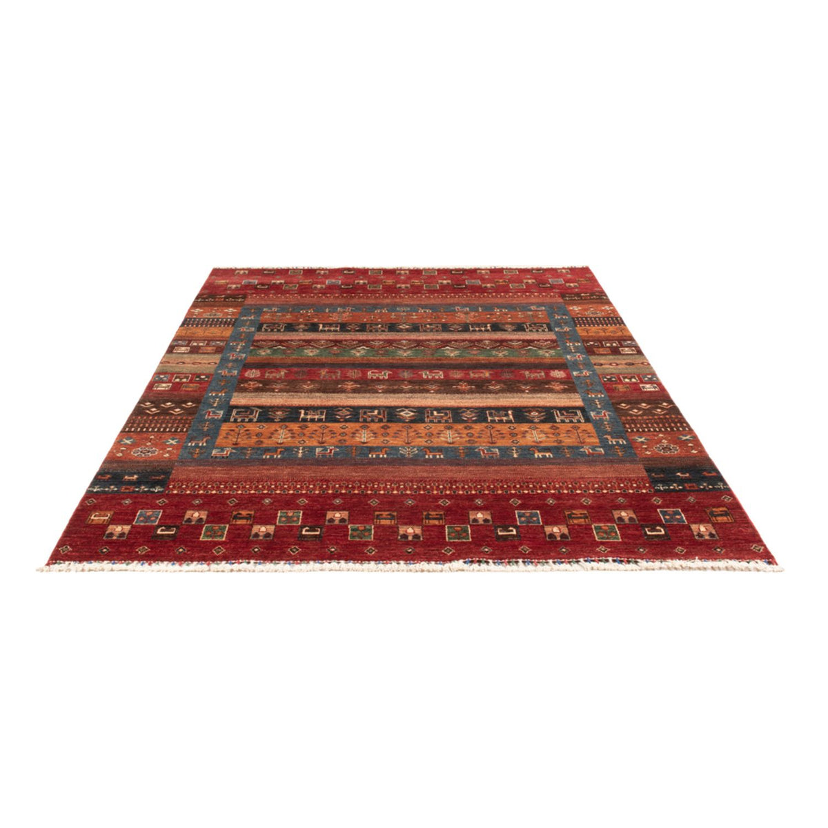 Tappeto Gabbeh - Loribaft Persero - 244 x 176 cm - multicolore