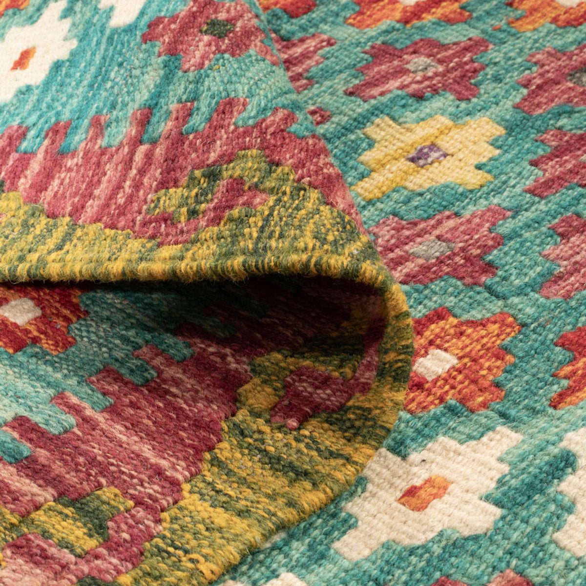 Tappeto Kelim - Splash - 131 x 92 cm - multicolore