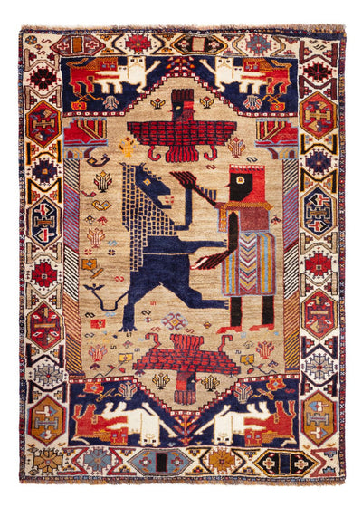 Qashqai Tappeto 113x157cm - Tappeto persiano
