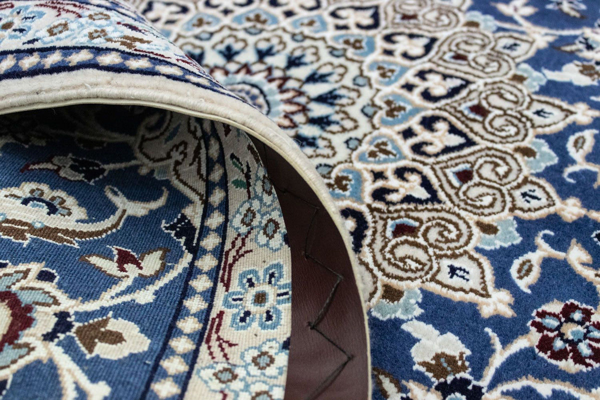 Tappeto Persero - Nain - 135 x 89 cm - blu