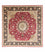 Tappeto Persero - Tabriz - Premio - 264 x 249 cm - rosso
