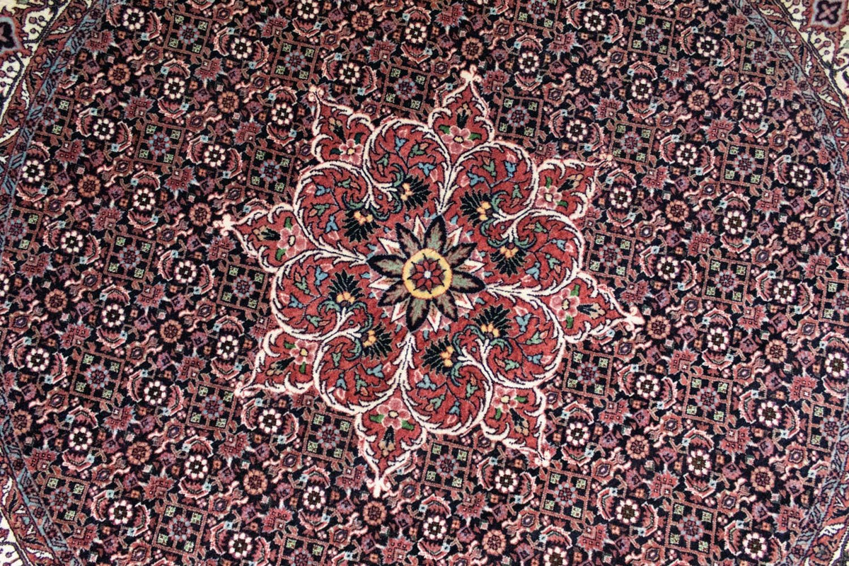 Tappeto Persero - Bidjar rotondo - 155 x 155 cm - blu