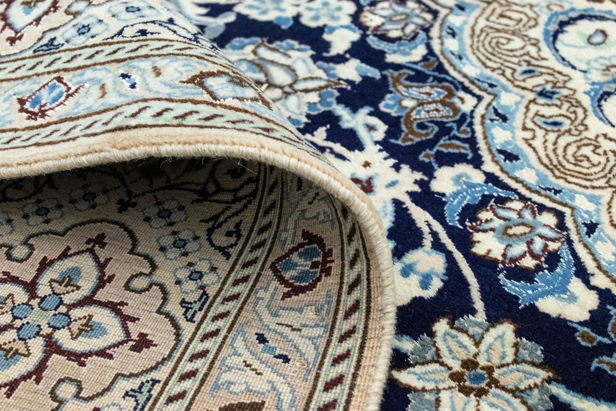 Tappeto Persero - Nain - Reale - 360 x 255 cm - blu scuro