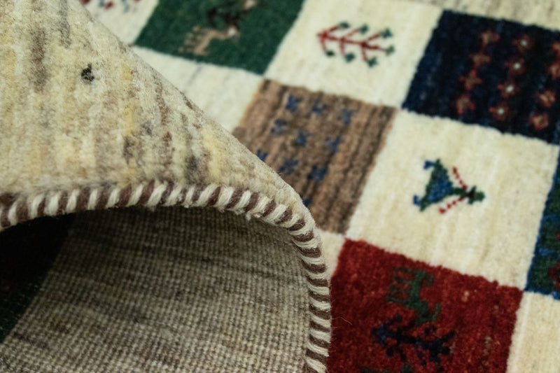 Tappeto Gabbeh - Loribaft Persero - 124 x 83 cm - colorato