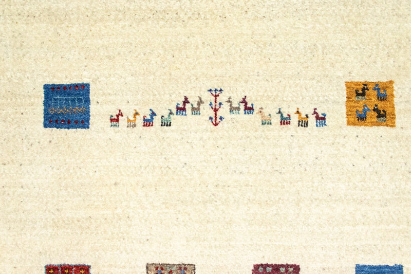 Tappeto Gabbeh - Loribaft Persero - 128 x 80 cm - beige