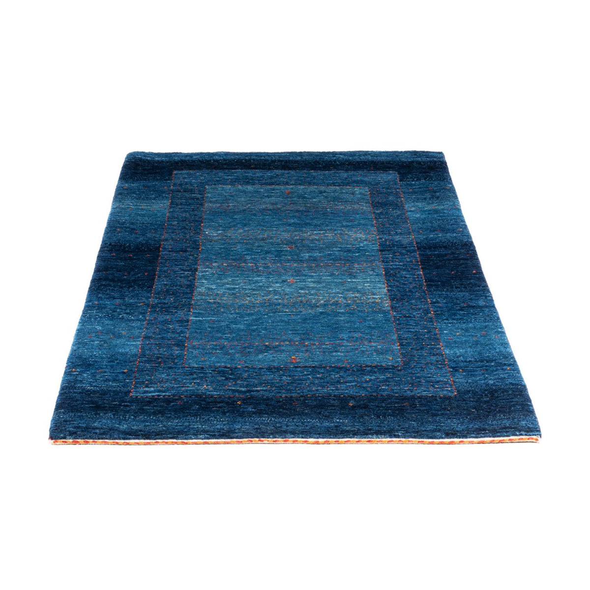 Tappeto Gabbeh - Loribaft Persero - 134 x 88 cm - blu