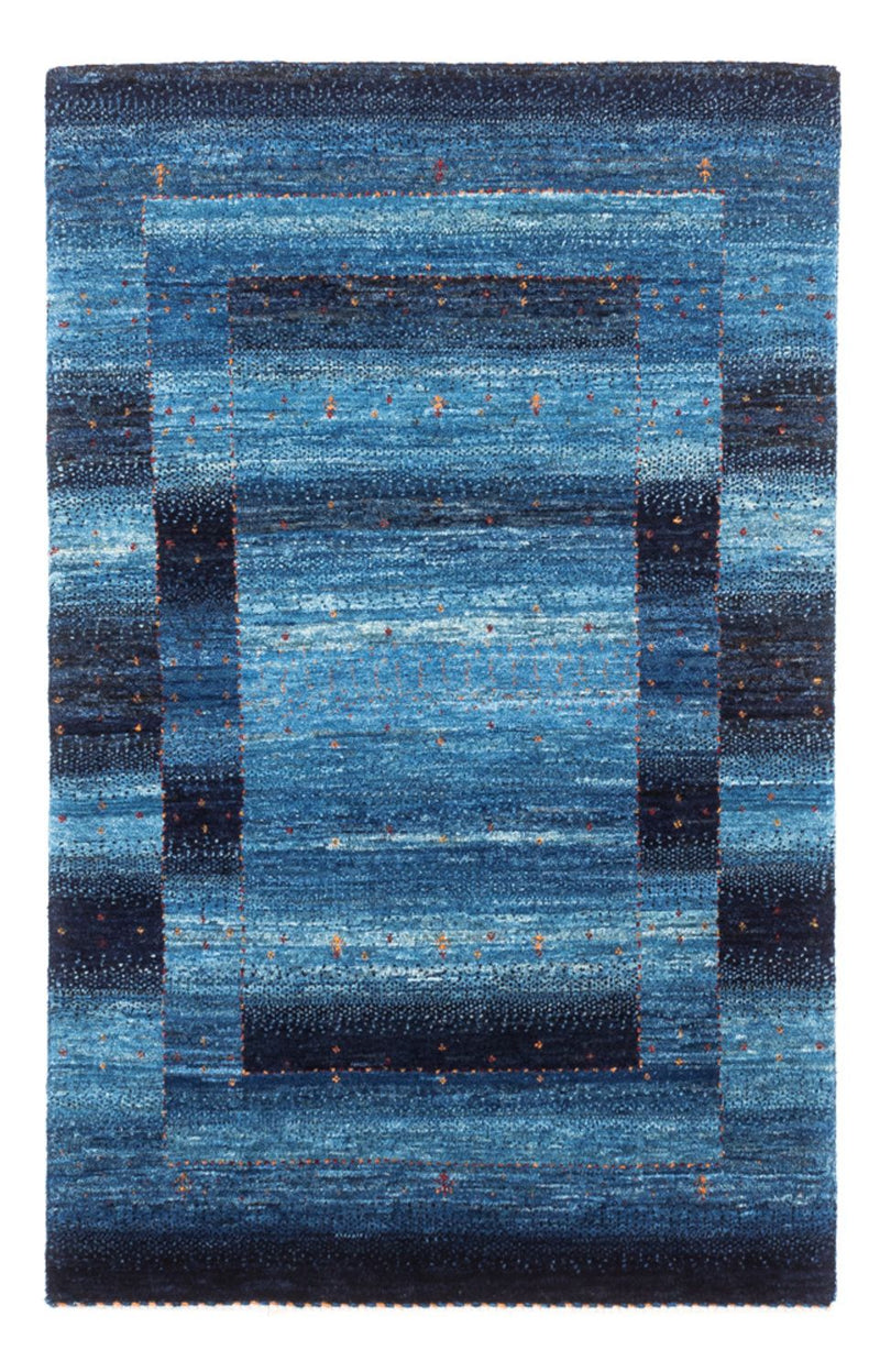 Tappeto Gabbeh - Loribaft Persero - 129 x 84 cm - blu