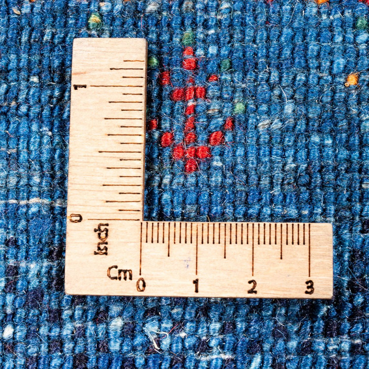 Tappeto Gabbeh - Loribaft Persero - 129 x 84 cm - blu