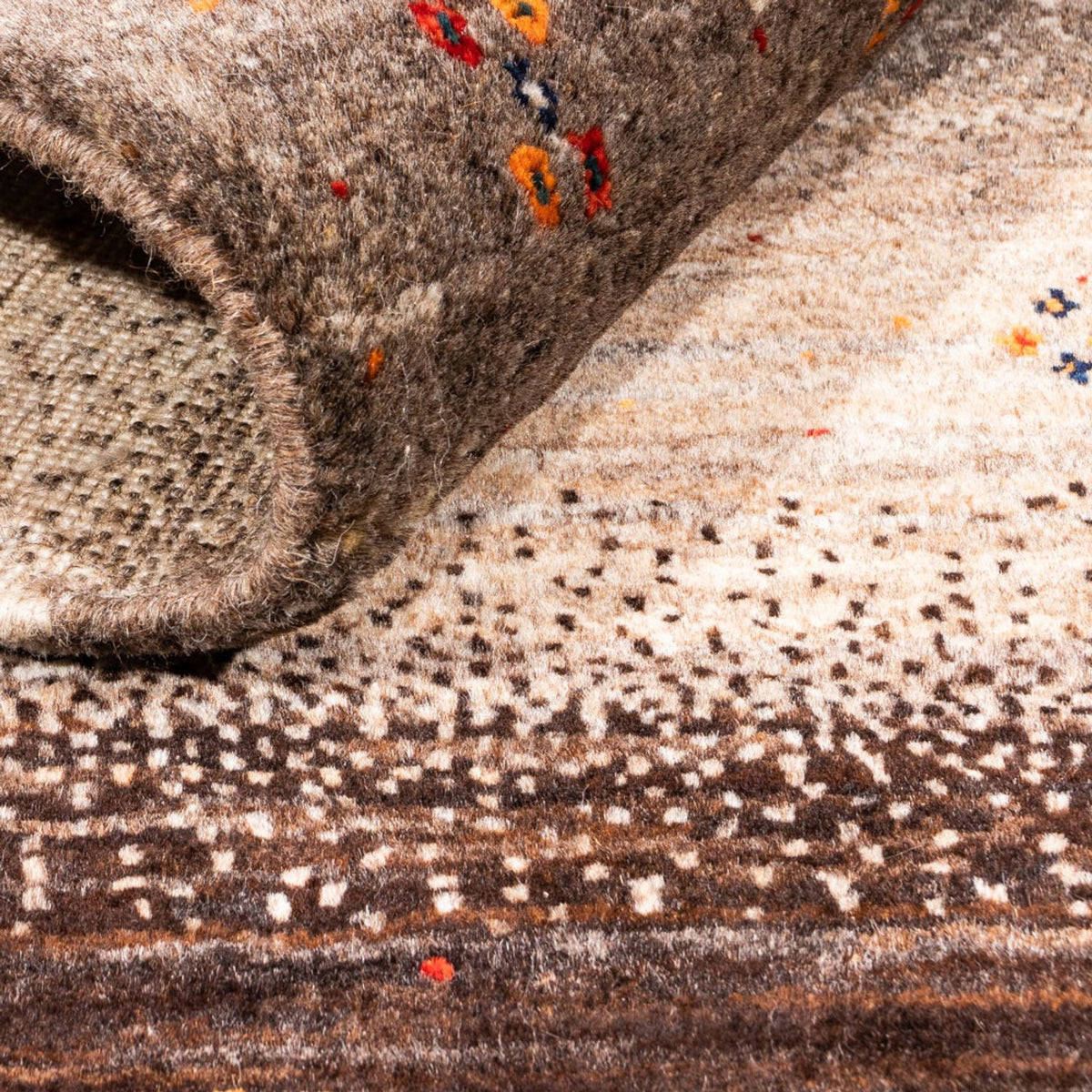 Tappeto Gabbeh - Loribaft Persero - 127 x 82 cm - grigio