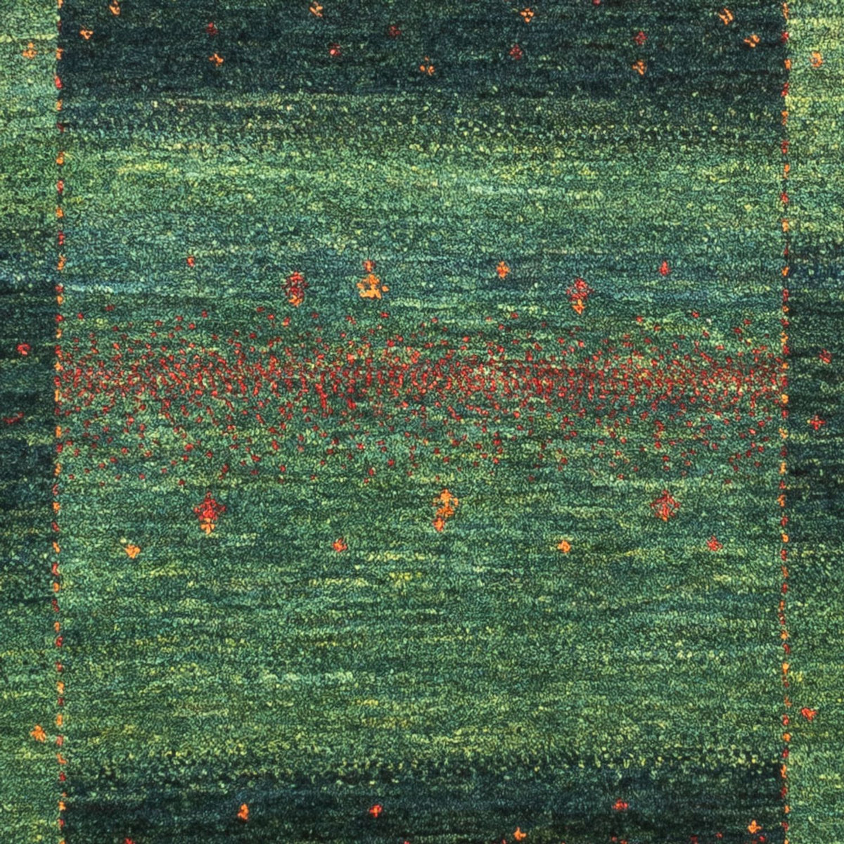Tappeto Gabbeh - Loribaft Persero - 125 x 86 cm - verde