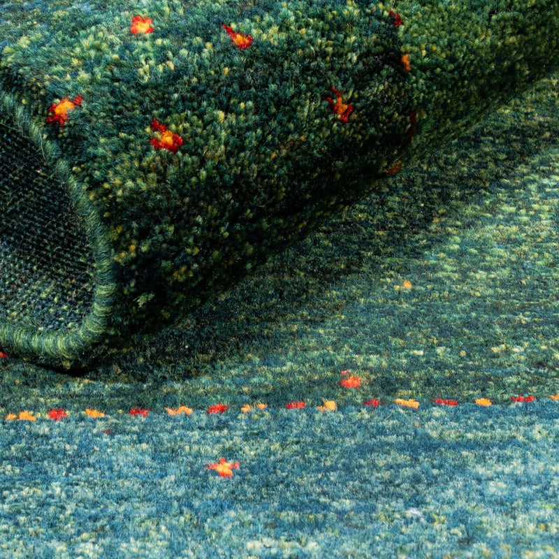 Tappeto Gabbeh - Loribaft Persero - 121 x 80 cm - verde